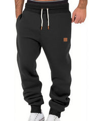 Men's Casual Jogger Pants with Adjustable Drawstring and Side Pockets