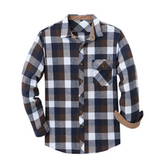 Classic Plaid Long Sleeve Shirt For Men - Stylish And Comfortable Design