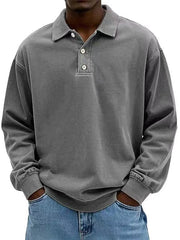Oversized Polo Shirt with Casual Elegance for Everyday Wear