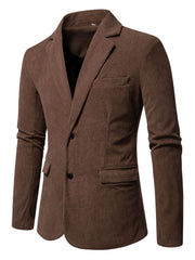 Stylish Corduroy Blazer for Men - Perfect for Casual and Formal Occasions