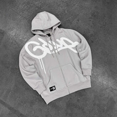 Stylish Hooded Sweatshirt with Unique Graphic Design