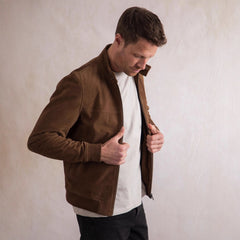 Stylish Brown Jacket for Men - Perfect for Casual and Outdoor Adventures