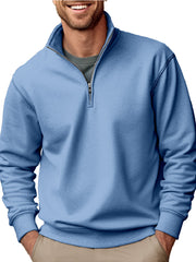 Men's Stylish Quarter-Zip Pullover for Casual and Active Wear