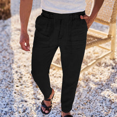 Men's Casual Drawstring Trousers - Perfect for Summer Outdoors