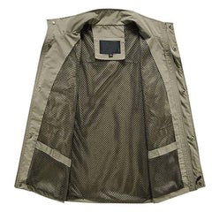 Men's Outdoor Multi-pocket Quick-drying Vest 65344280M