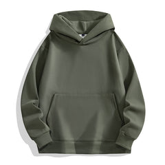 Oversized Hoodie with Stylish Layering Design for Men