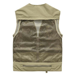 Men's Multi-pocket Outdoor Quick-drying Vest 96825875M