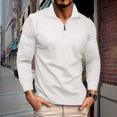 Men's Stylish Quarter-Zip Pullover For Casual And Outdoor Wear