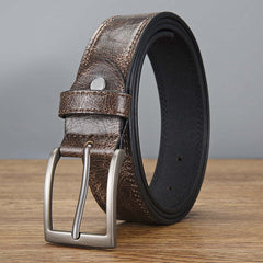 Men's Retro All-match PU Leather Pin Buckle Belt 58699698U