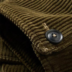 Men's Corduroy Jacket With Multiple Pockets - Perfect For Casual And Outdoor Adventures