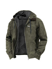 Stylish Hooded Jacket With Faux Fur Lining For Ultimate Warmth And Comfort