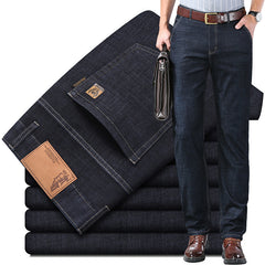 Stylish Men's Slim Fit Jeans with Trendy Design for All Seasons