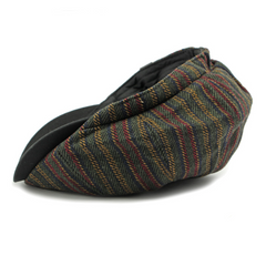 Men's Vintage Bohemian Striped Newsboy Hat 24381666M