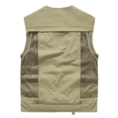 Men's Multi-pocket Outdoor Quick-drying Vest 96825875M