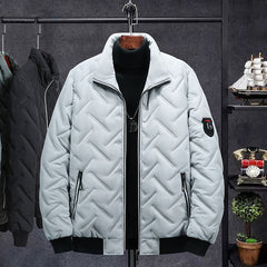 Men's Quilted Jacket - Stylish and Warm Winter Outerwear for Everyday Use