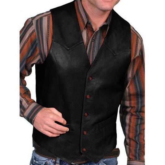 Classic Western Style Vest for Men - Perfect for Casual and Formal Occasions