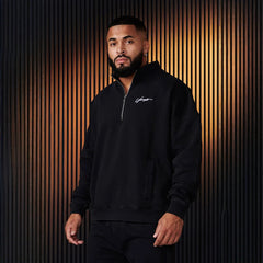 Stylish Half-Zip Sweatshirt for Men - Perfect for Casual and Sporty Looks