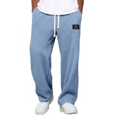 Comfortable Waffle Knit Lounge Pants for Men - Perfect for Casual Wear