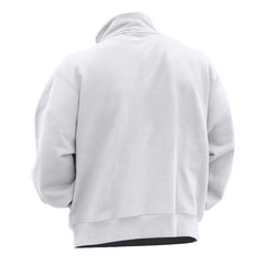 Men's Stylish Half-Zip Pullover Sweatshirt for Casual and Outdoor Wear