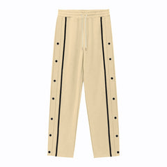 Stylish Side-Button Sweatpants for Men - Perfect for Casual and Sporty Looks