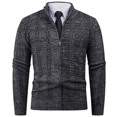 Men's Stylish Half-Zip Sweater for Modern Gentlemen