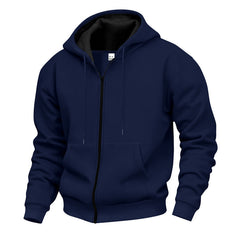 Stylish Zip-Up Hoodie for Men - Perfect for Casual and Sporty Looks