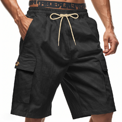 Men's Casual Striped Texture Casual Shorts MTA0712D1X