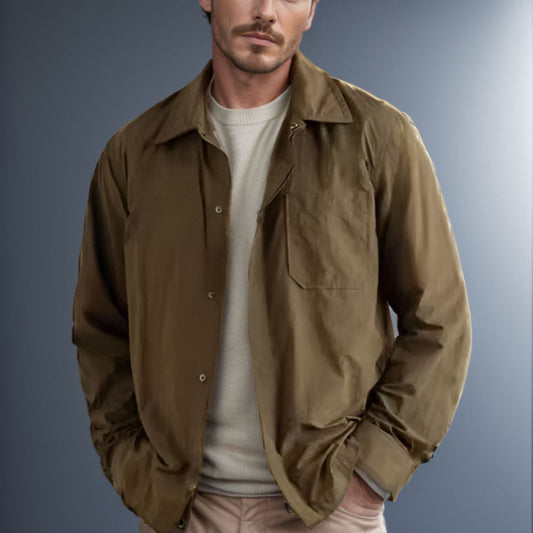 Stylish Men's Casual Jacket with Classic Design for Everyday Wear