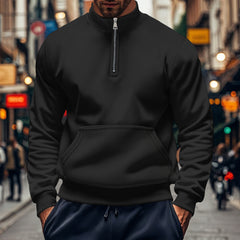 Men's Stylish Half-Zip Pullover for Urban Explorers