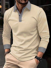 Stylish Men's Long Sleeve Polo Shirts - Perfect For Casual And Formal Occasions