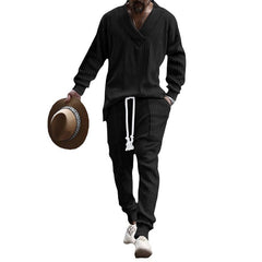 Cozy Knit Sweater and Pants Set for Men - Perfect for Casual and Outdoor Activities