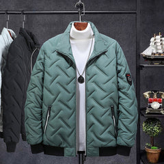 Men's Quilted Jacket - Stylish and Warm Winter Outerwear for Everyday Use