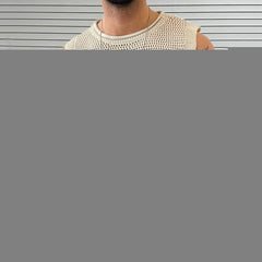 Men's Stylish Mesh Tank Top - Perfect for Summer Outdoors
