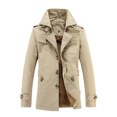 Stylish Men's Trench Coat - Perfect For Casual And Formal Wear
