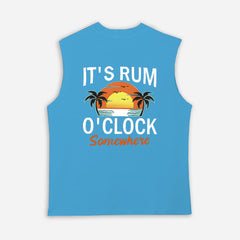 Tropical Sunrise Graphic Tank Top for Men - Perfect for Summer Vacations