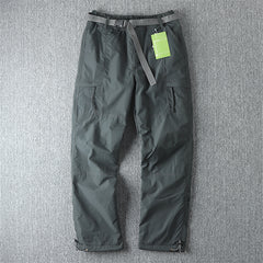 Versatile Cargo Pants with Detachable Fleece Lining for Outdoor Adventures