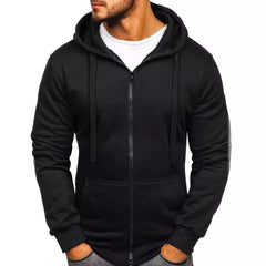 Men's Stylish Zip-Up Hoodie - Perfect for Casual and Sporty Looks