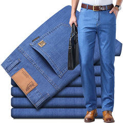 Stylish Men's Slim Fit Jeans with Trendy Design for All Seasons