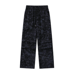 Camouflage Cargo Pants with Adjustable Drawstring Waist