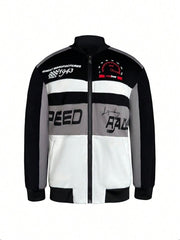 Stylish Racing-Inspired Jacket for Men - Perfect for Casual and Sporty Looks