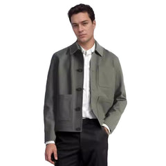 Stylish Men's Casual Jacket with Modern Design for All Seasons