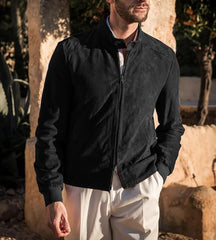 Stylish Orange Bomber Jacket for Men - Perfect for Casual and Outdoor Adventures