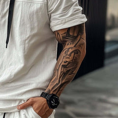 Men's Cotton Solid Short Sleeve Hoodie MTA2716C1X