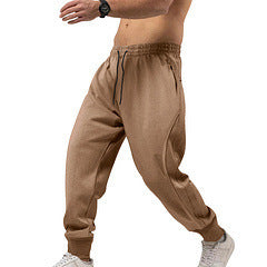 Men's Casual Jogger Pants with Adjustable Drawstring for Comfort and Style