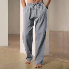 Men's Beach-Ready Drawstring Pants for Summer Outings