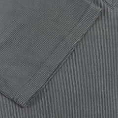 Men's Casual Ribbed Cotton Blend V-neck Slim Fit Short-sleeved T-shirt 51265184M