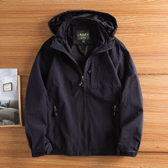 Men's Outdoor Hooded Jacket - Perfect for Hiking and Casual Wear
