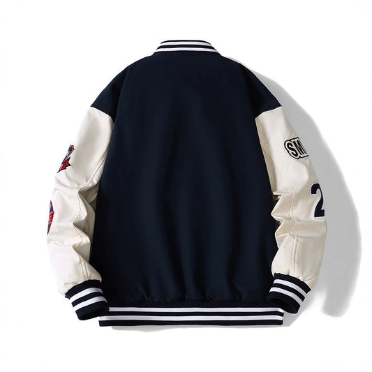 Stylish Embroidered Baseball Jacket for Men - Perfect for Casual and Sporty Looks
