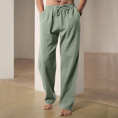 Men's Beach-Ready Drawstring Pants for Summer Outings