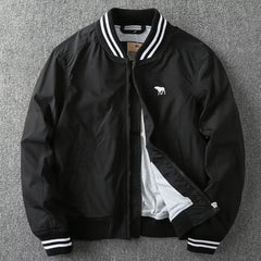 Men's Stylish Bomber Jacket - Perfect For Casual And Outdoor Activities